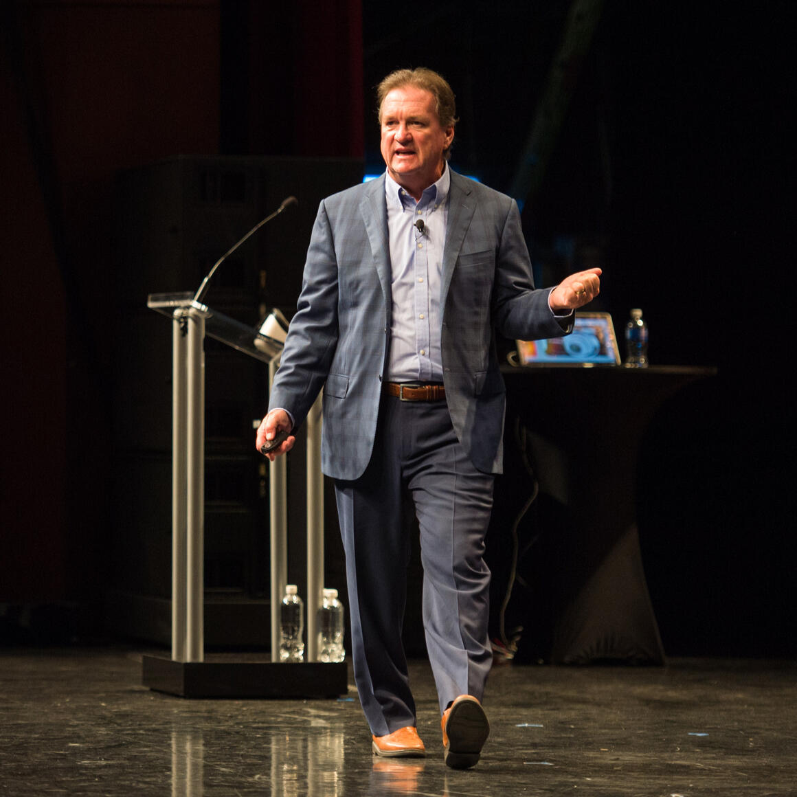 Jim Carroll delivering a keynote